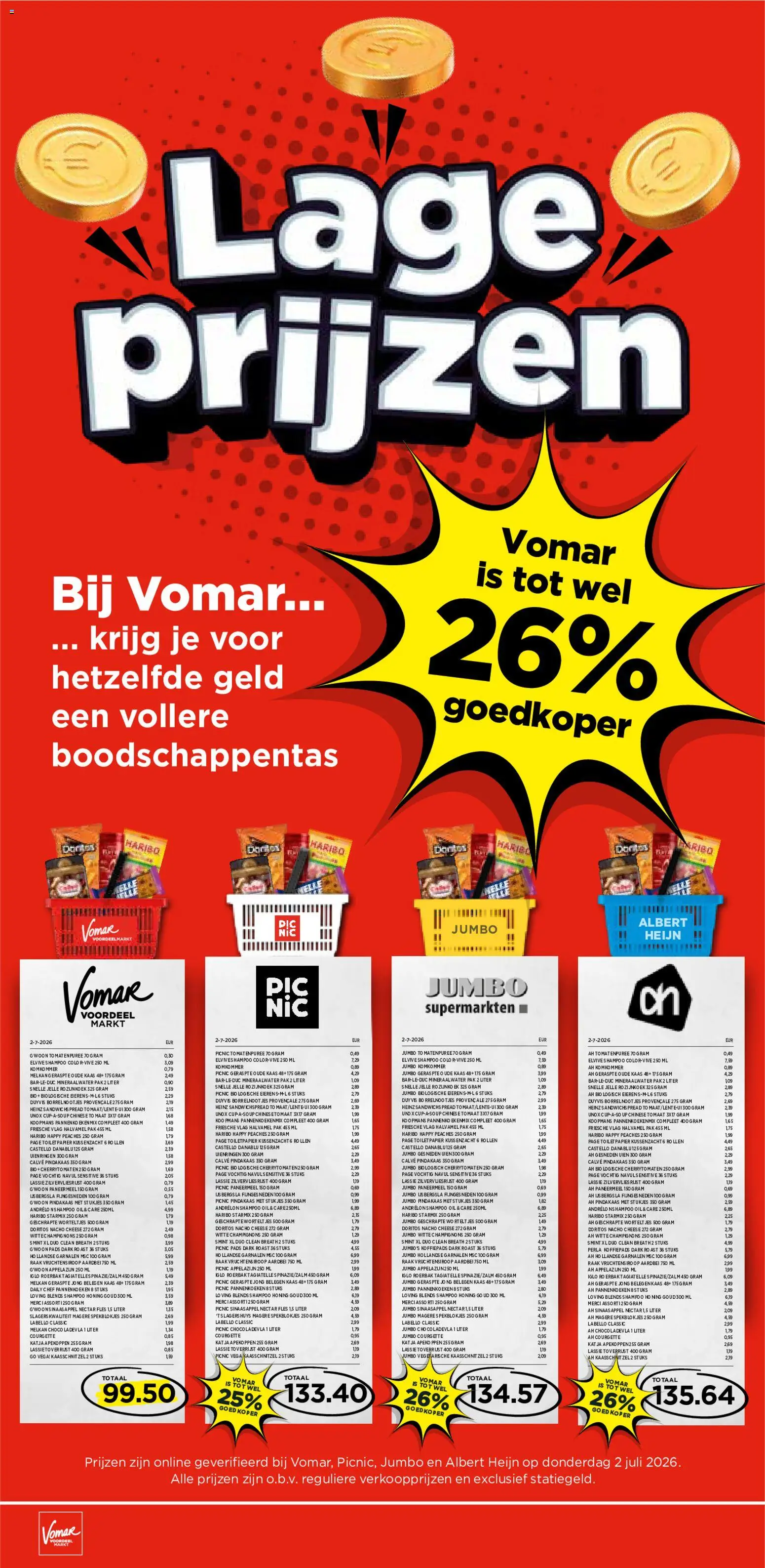 {H1} | Pagina: 26 | Producten: Courgette, Fles, Pannenkoeken, Mineraalwater