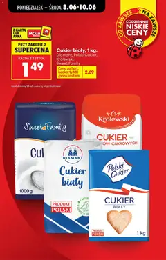 Pogląd oferty "Cukier biały, Cukier biały" - ważna od 08.06.2026 | Strona: 9 | Produkty: Karta, Cukier biały, Cukier