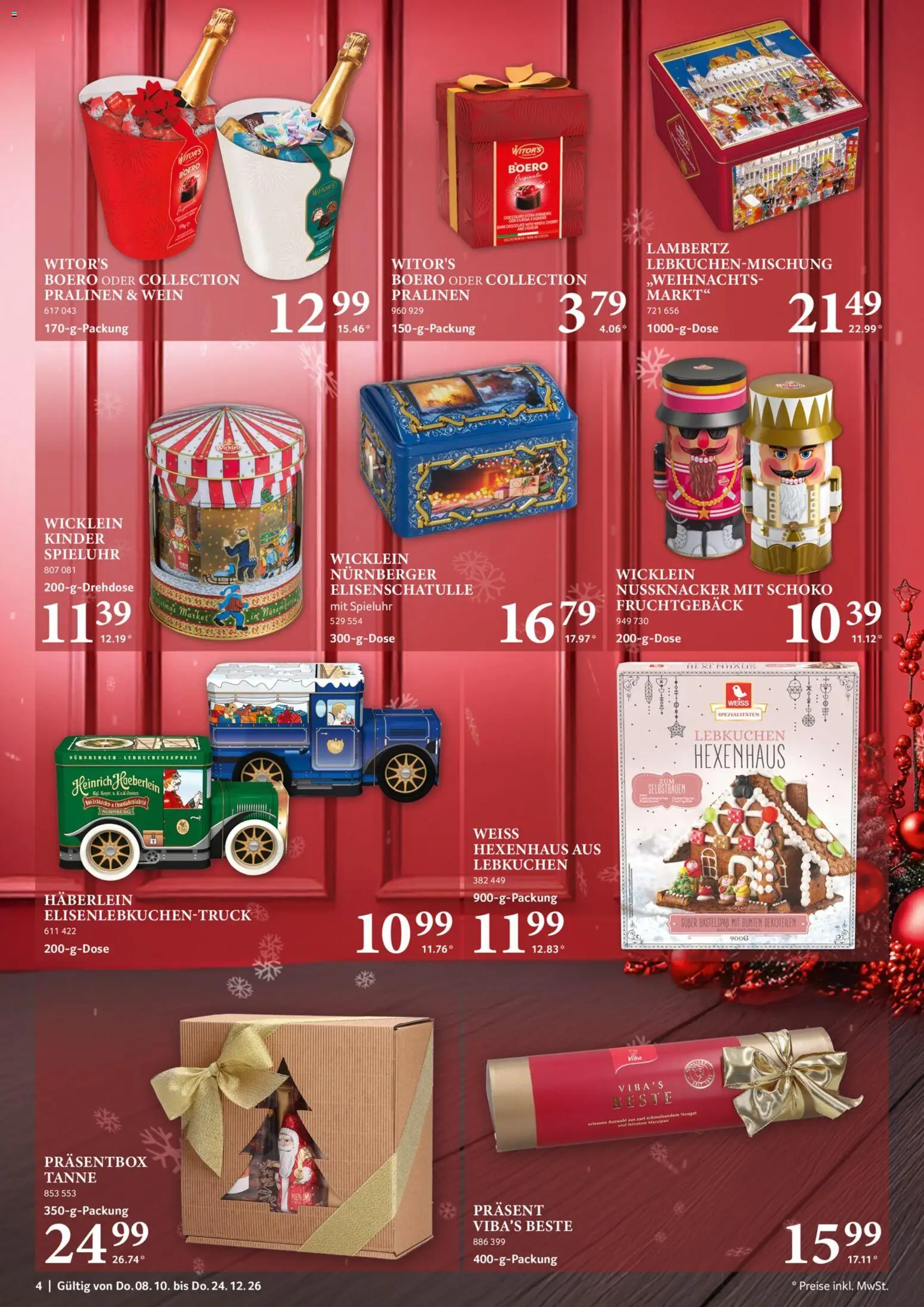 Selgros Feine Geschenke – gültig ab 08.10.2026 | Seite: 4 | Produkte: Spezialitäten, Wein