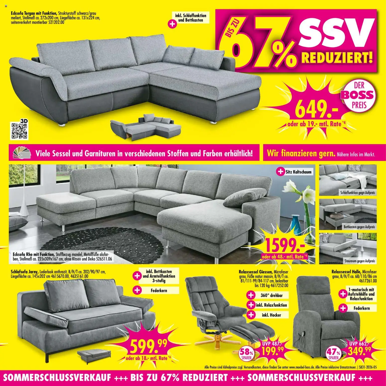 SB Möbel Boss Prospekt – gültig ab 25.07.2026 | Seite: 5