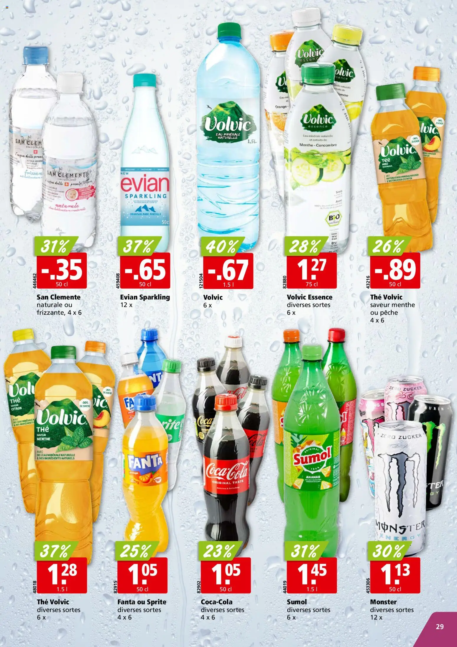 Aligro aktionen Chavannes, Matran, Genève, Sion – gültig ab 03.08.2026 | Seite: 29 | Produkte: Fanta, Sprite, Mineralwasser, Zucker