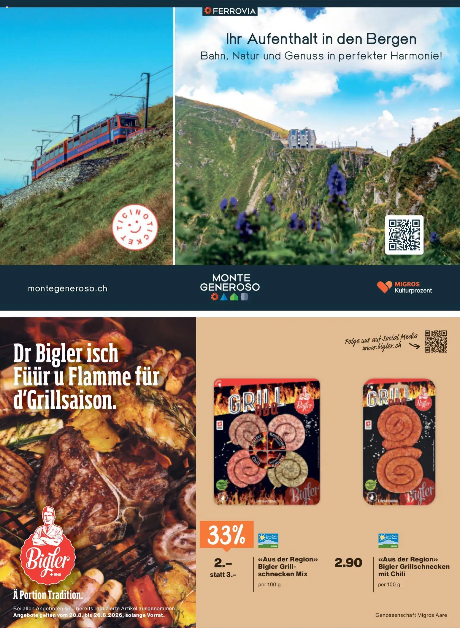 Migros aktionen Magazin – gültig ab 19.08.2026 | Seite: 32