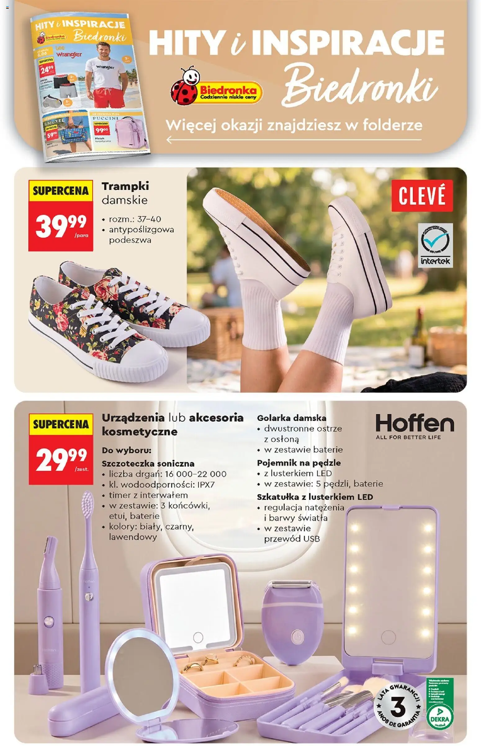 Biedronka gazetka od czwartku od 11.06.2026 | Strona: 72 | Produkty: USB, Szczoteczka soniczna, Baterie, Golarka