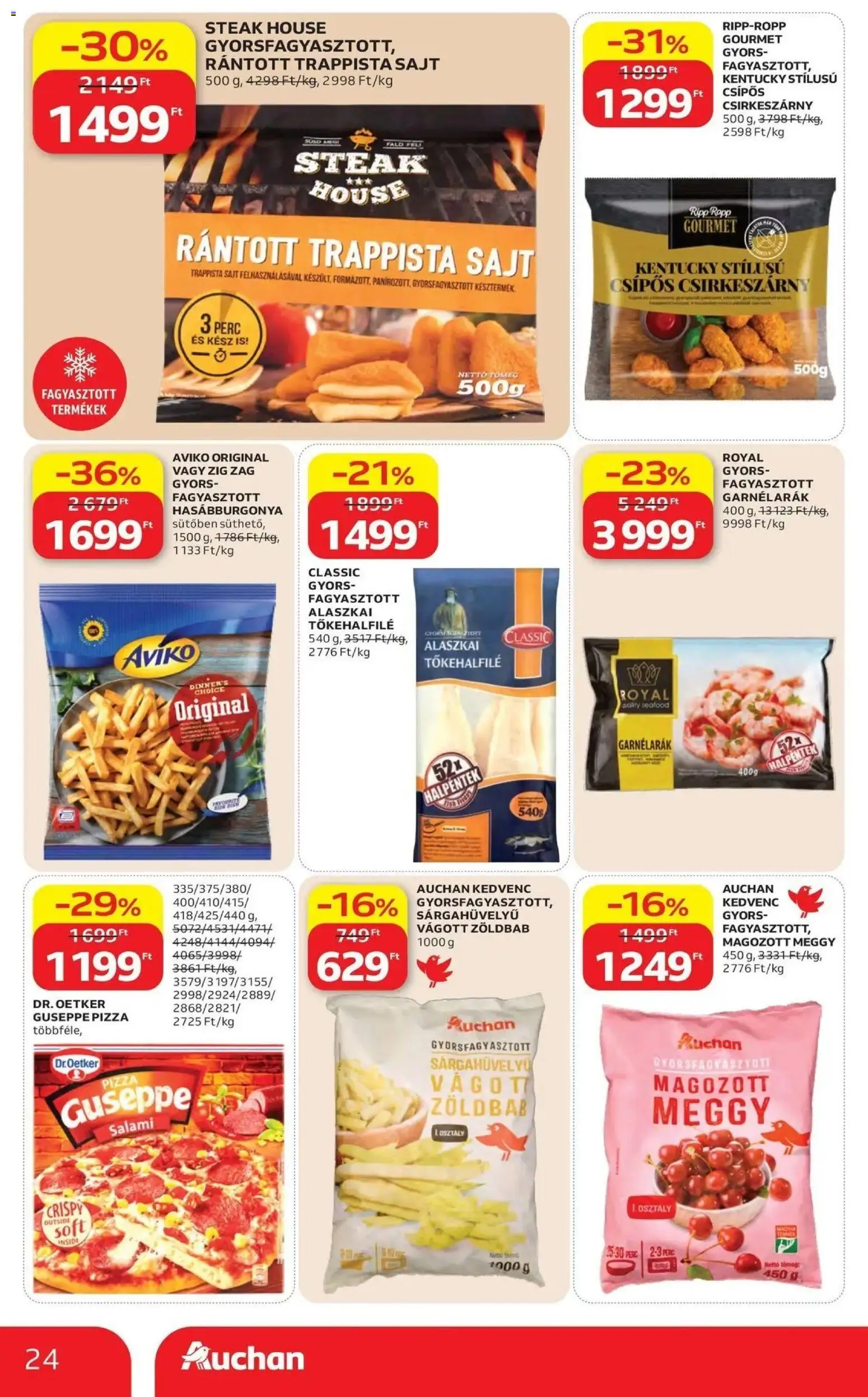 Auchan akciós ujság - amely érvényes a következő dátumtól: 30.04.2026 | Oldal: 24