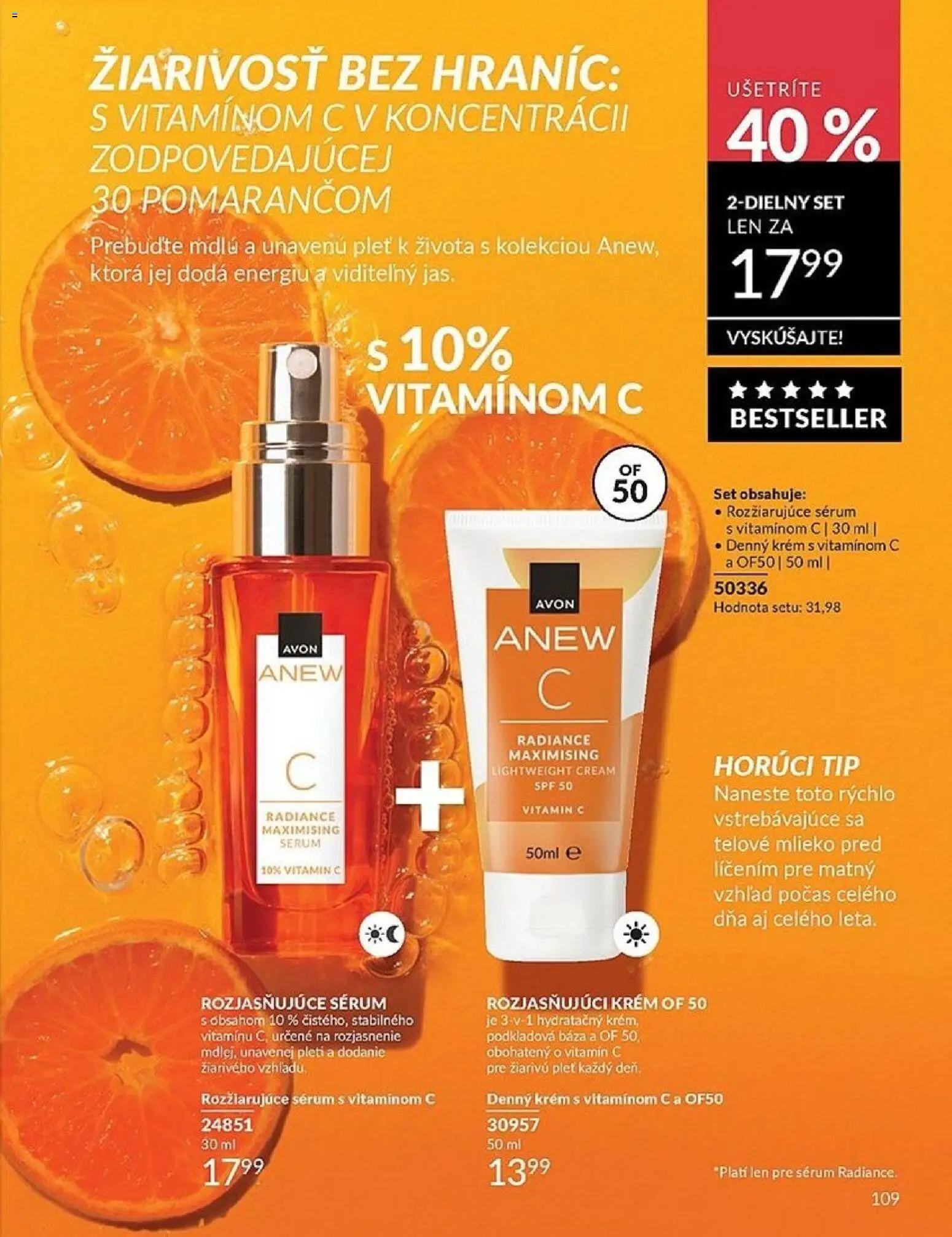 Nové Avon akcie – leták je platný od 01.06.2026 | Strana: 109 | Produkty: Mlieko, Telové mlieko, Krém