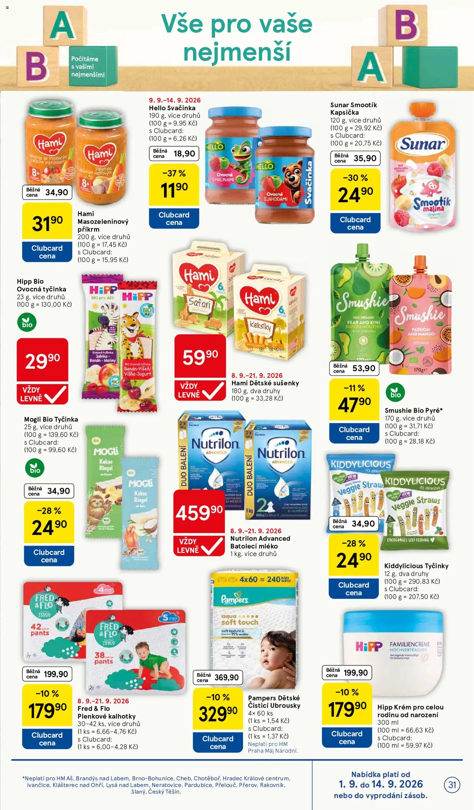 Tesco leták - Hypermarket od 09.09.2026 | Strana: 31