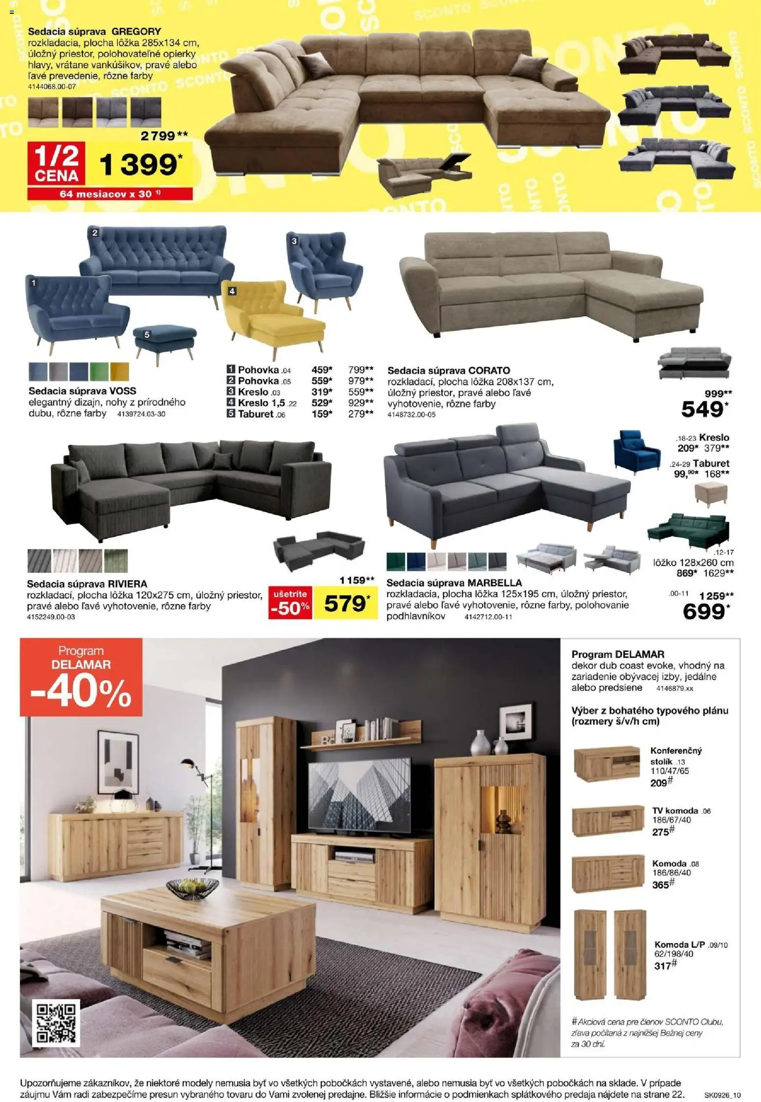 Sconto nábytok leták od 15.07.2026 » aktuálna zľava — page 9