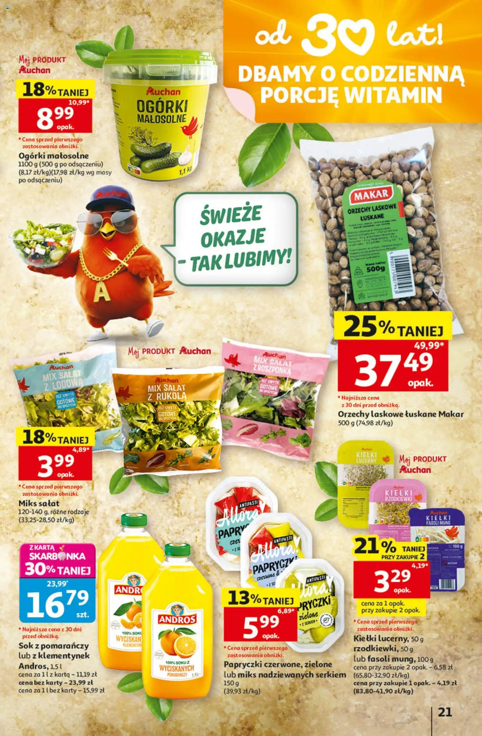 Auchan gazetka - 30 Lat Hipermarket od 14.05.2026 | Strona: 21