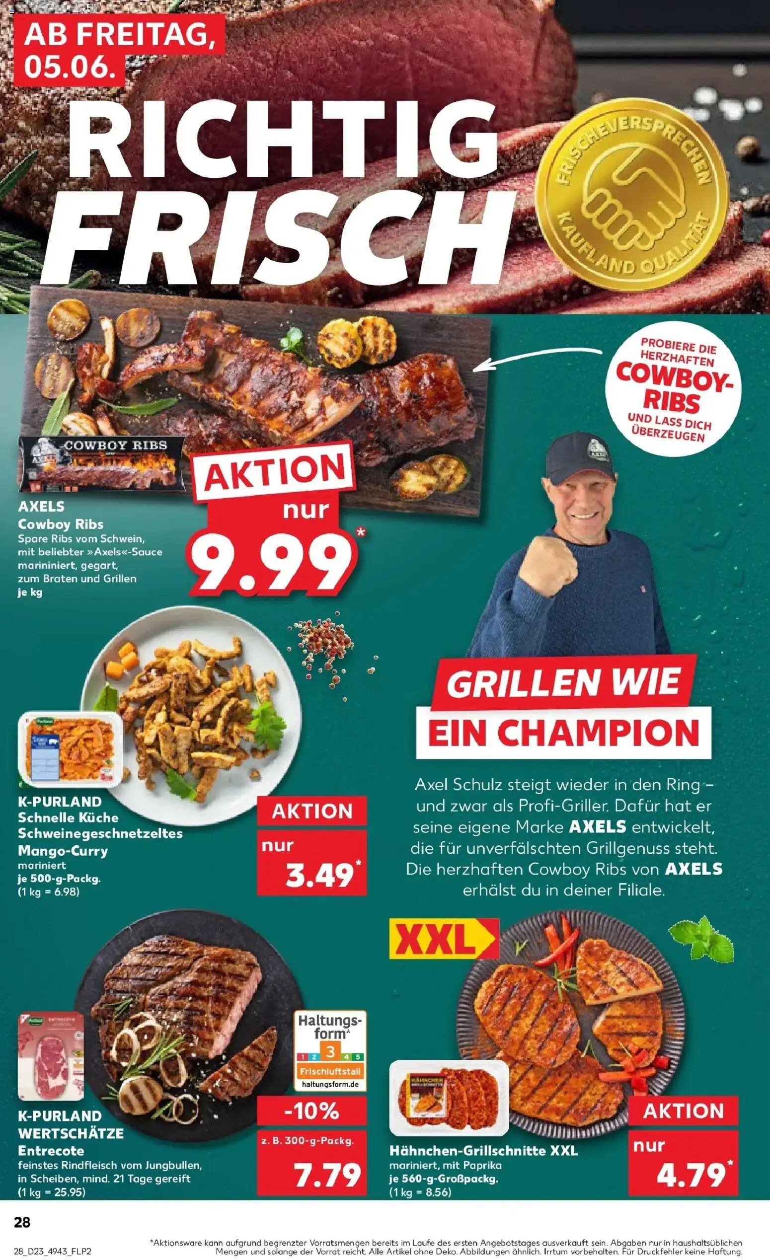Kaufland Prospekt Kerpen – gültig ab 04.06.2026 | Seite: 28 | Produkte: Grill, Küche, Entrecote, Steak
