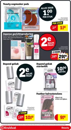 Kruidvat folder week 34 - Voorbeeld van een folder van Kruidvat, geldig van 18/08/2026 | Pagina: 13 | Producten: Pads, Boost, Lamp, Kan