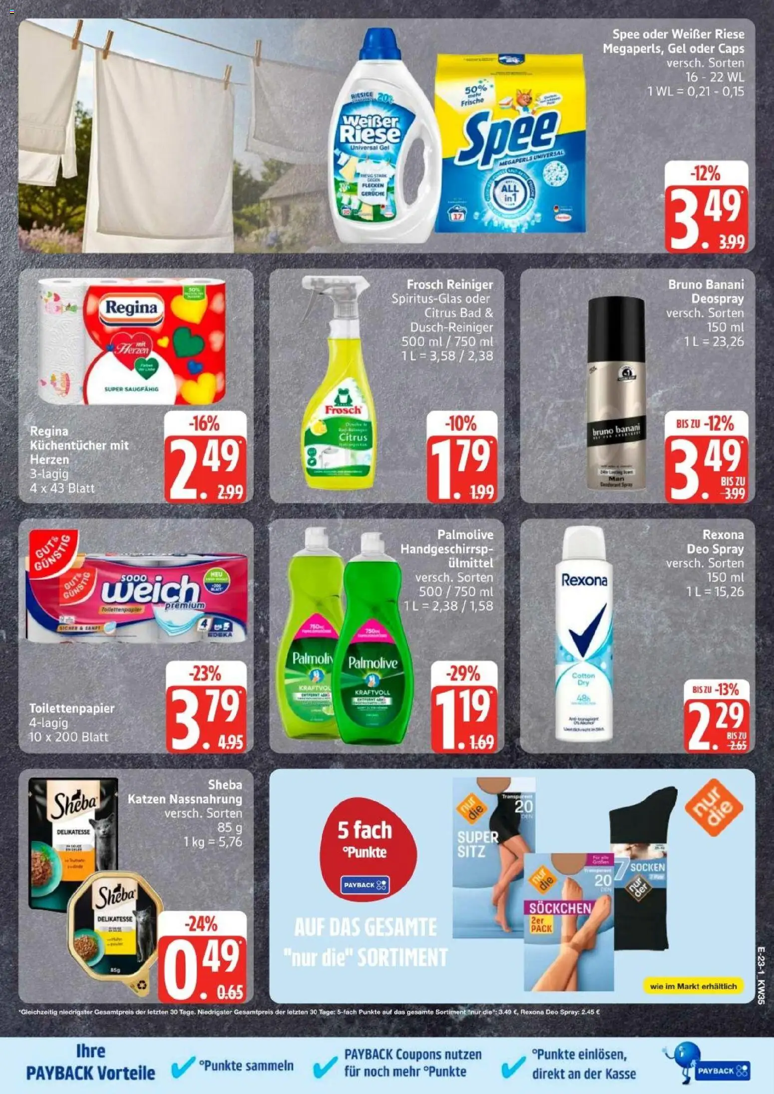 Edeka Prospekt Hamburg – gültig ab 23.08.2026 | Seite: 30 | Produkte: Sheba, Bad, Spee, Deospray