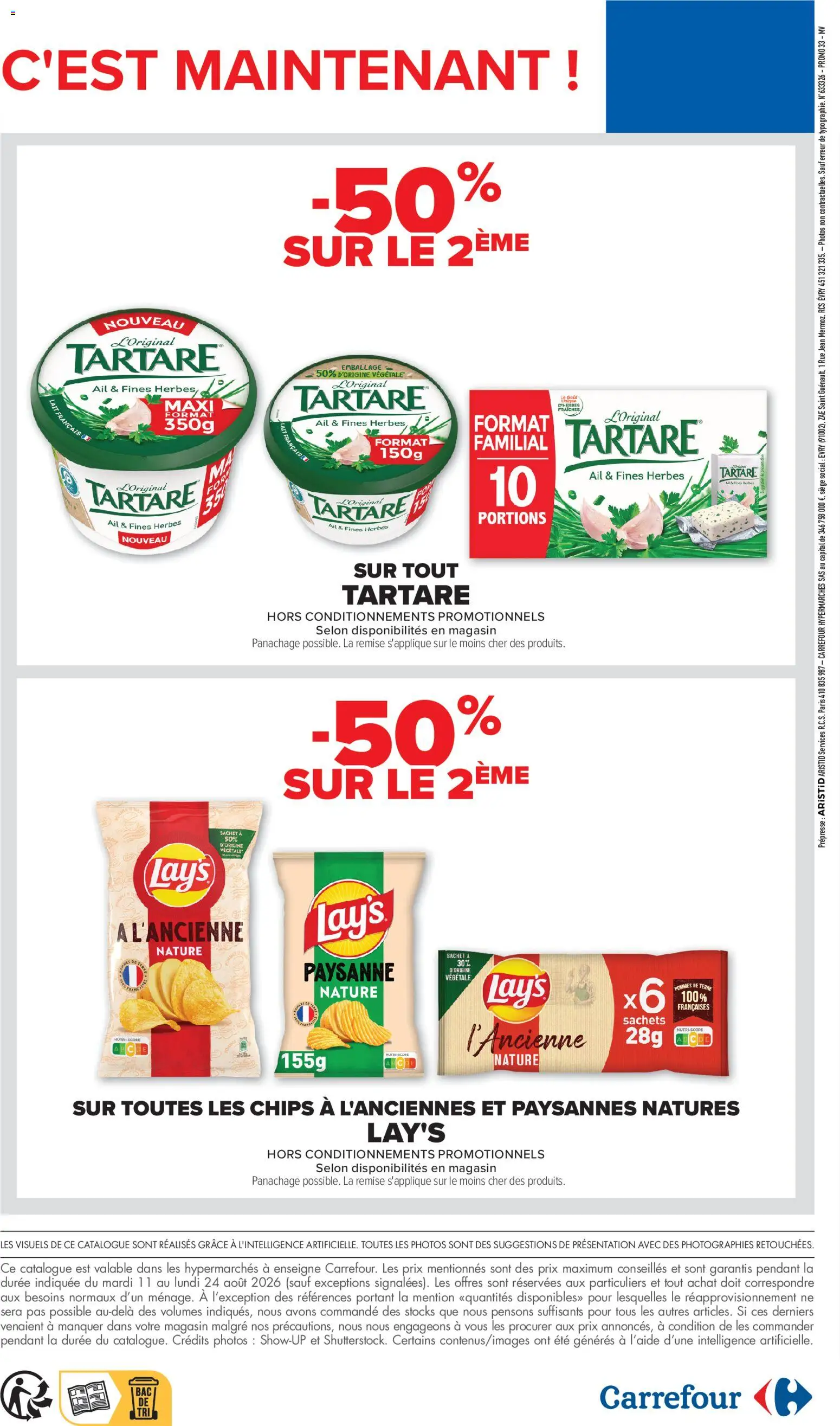 {H1} | Page: 2 | Produits: Ail, Lait, Pommes, Chips