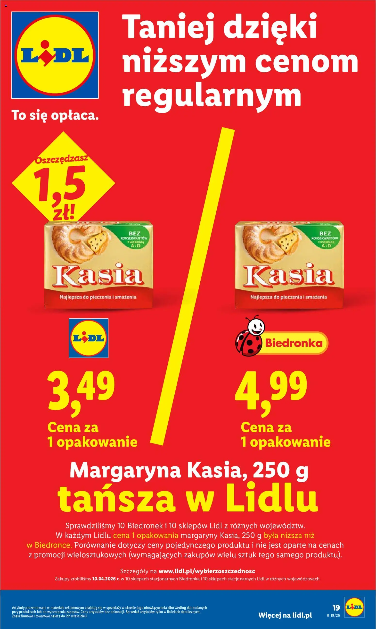 Lidl gazetka od 04.05.2026 | Strona: 19 | Produkty: Margaryna
