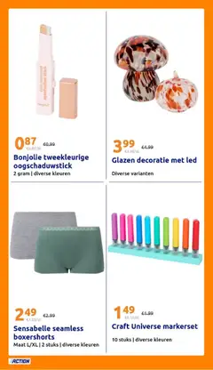 Action folder week 35 - Voorbeeld van een folder van Action, geldig van 26/08/2026 | Pagina: 28 | Producten: Boxershorts, Decoratie
