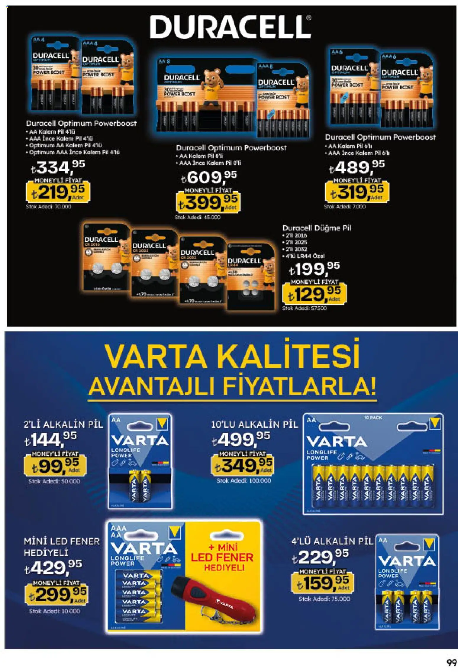 Migros Katalog - 5M Migroskop Dijital - 20 Ağustos 2026 tarihinden itibaren geçerlidir | Sayfa: 99 | Ürünler: Pil
