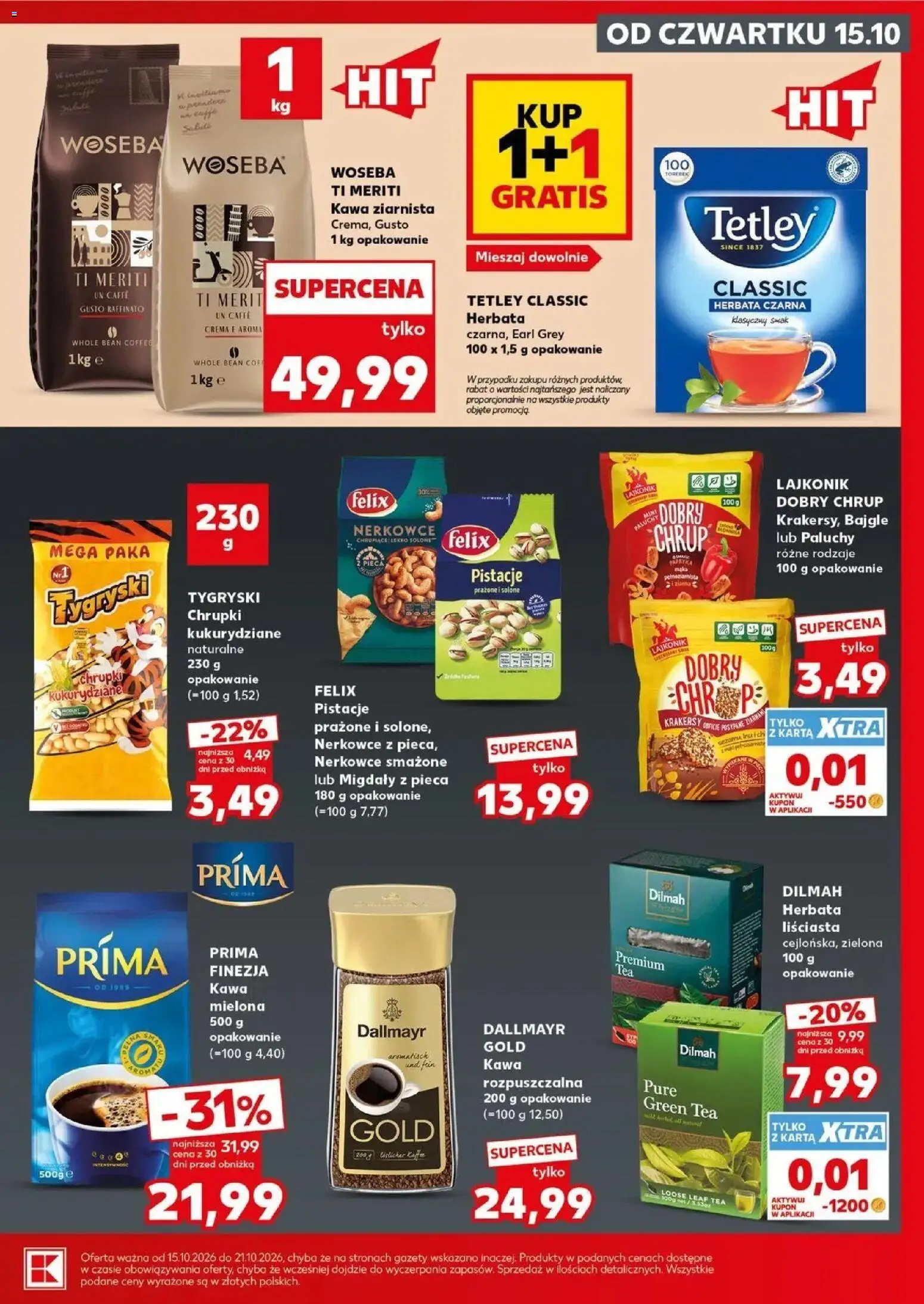 Kaufland gazetka - Super sobota od 17.10.2026 - od jutra PDF | Strona: 25 | Produkty: Herbata czarna, Kawa rozpuszczalna, Herbata, Kawa mielona