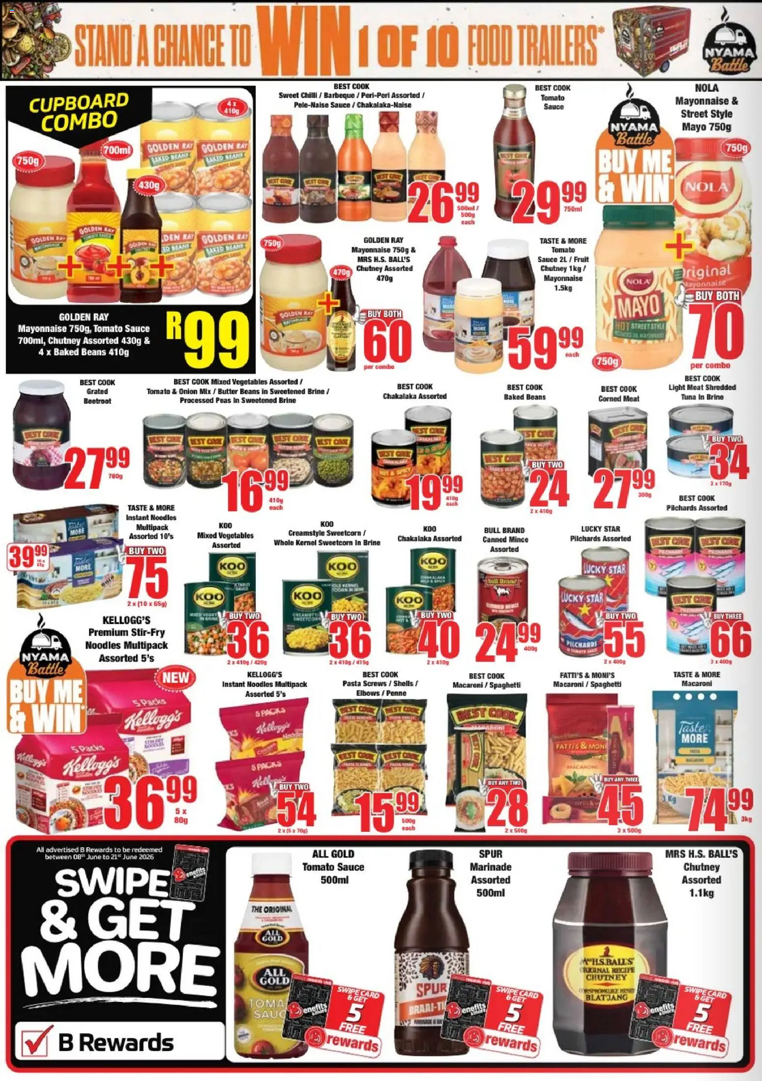 New Boxer catalogue – valid from 25.05.2026 | Page: 8 | Products: Chutney, Noodles, Marinade, Sauce