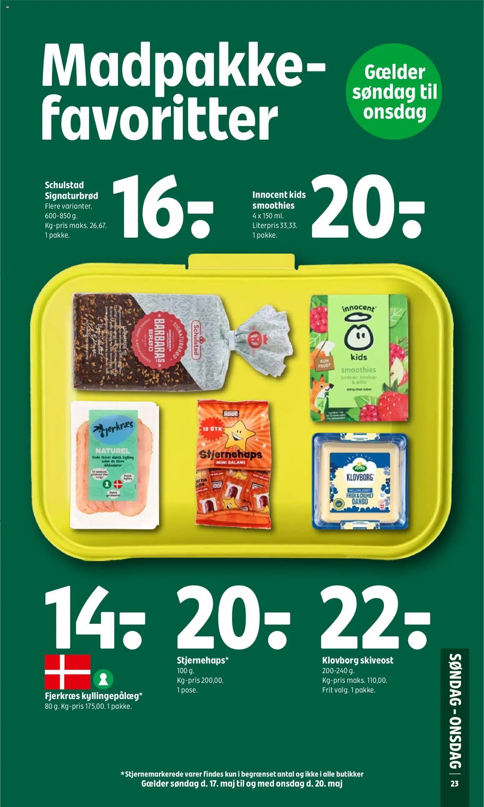 Coop 365 tilbudsavis – gyldig fra 14.05.2026 | Side: 2 | Produkter: Brød, Salami, Skiveost