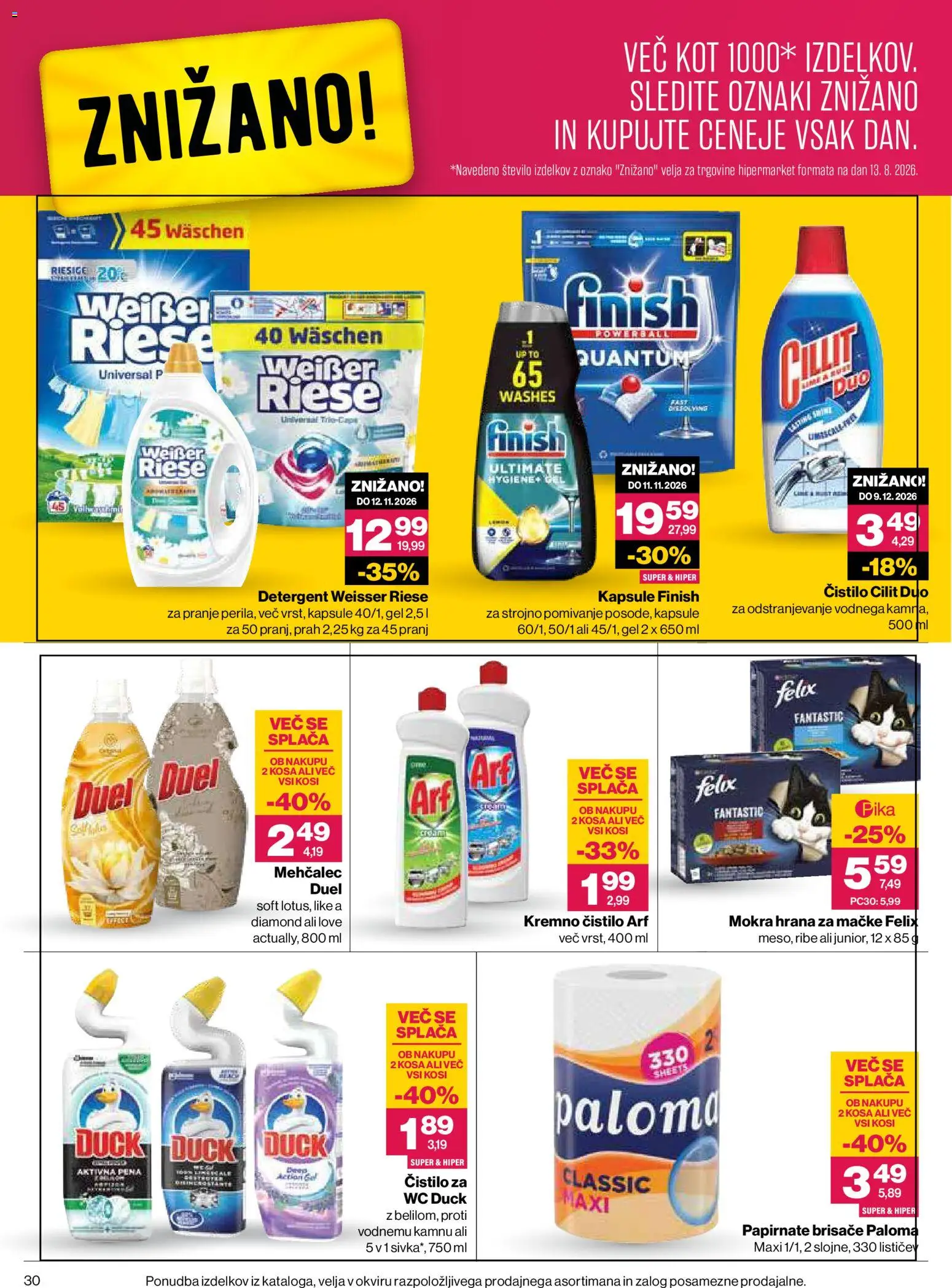 Novi Mercator katalog ponudbe – veljaven od 27.08.2026 | Stran: 30