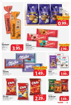 Napolitanke, choco cream ili nougat - Pregled kataloga iz trgovine Plodine, vrijedi od 16.09.2026 | Stranica: 31