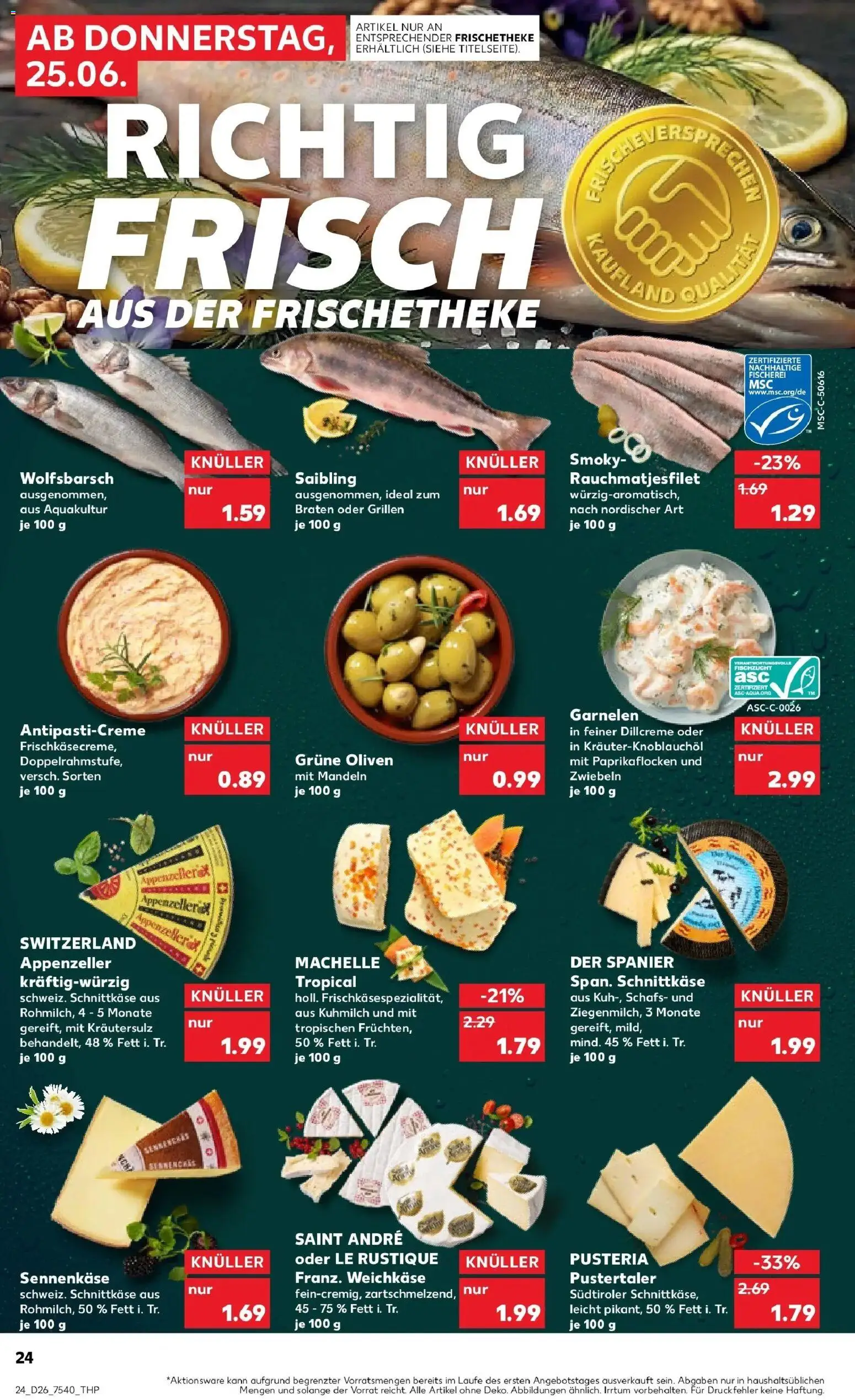 Kaufland Prospekt Dessau-Roßlau – gültig ab 22.06.2026 | Seite: 33 | Produkte: Garnelen, Mandeln, Zwiebeln