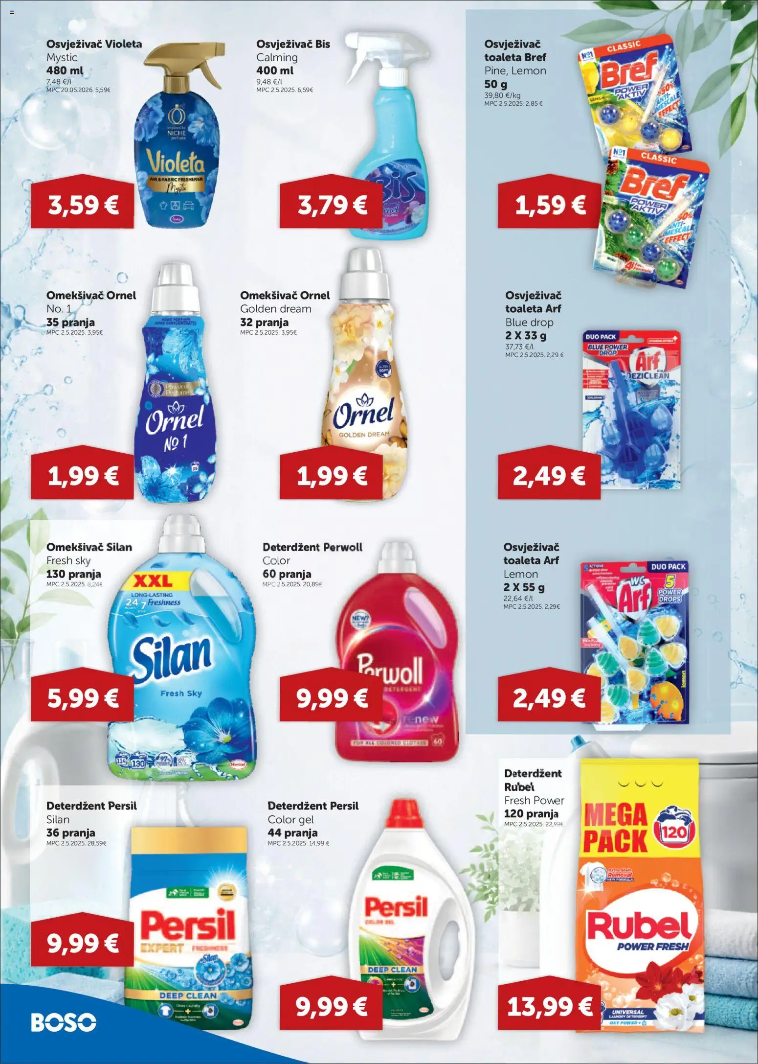 Boso katalog | vrijedi od 10.09.2026 | Stranica: 14 | Proizvodi: Rubel, Perwoll, Arf, Persil