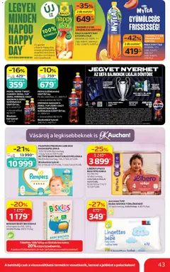 Auchan akciós újság - amely érvényes a következő dátumtól: 07.05.2026 | Oldal: 43
