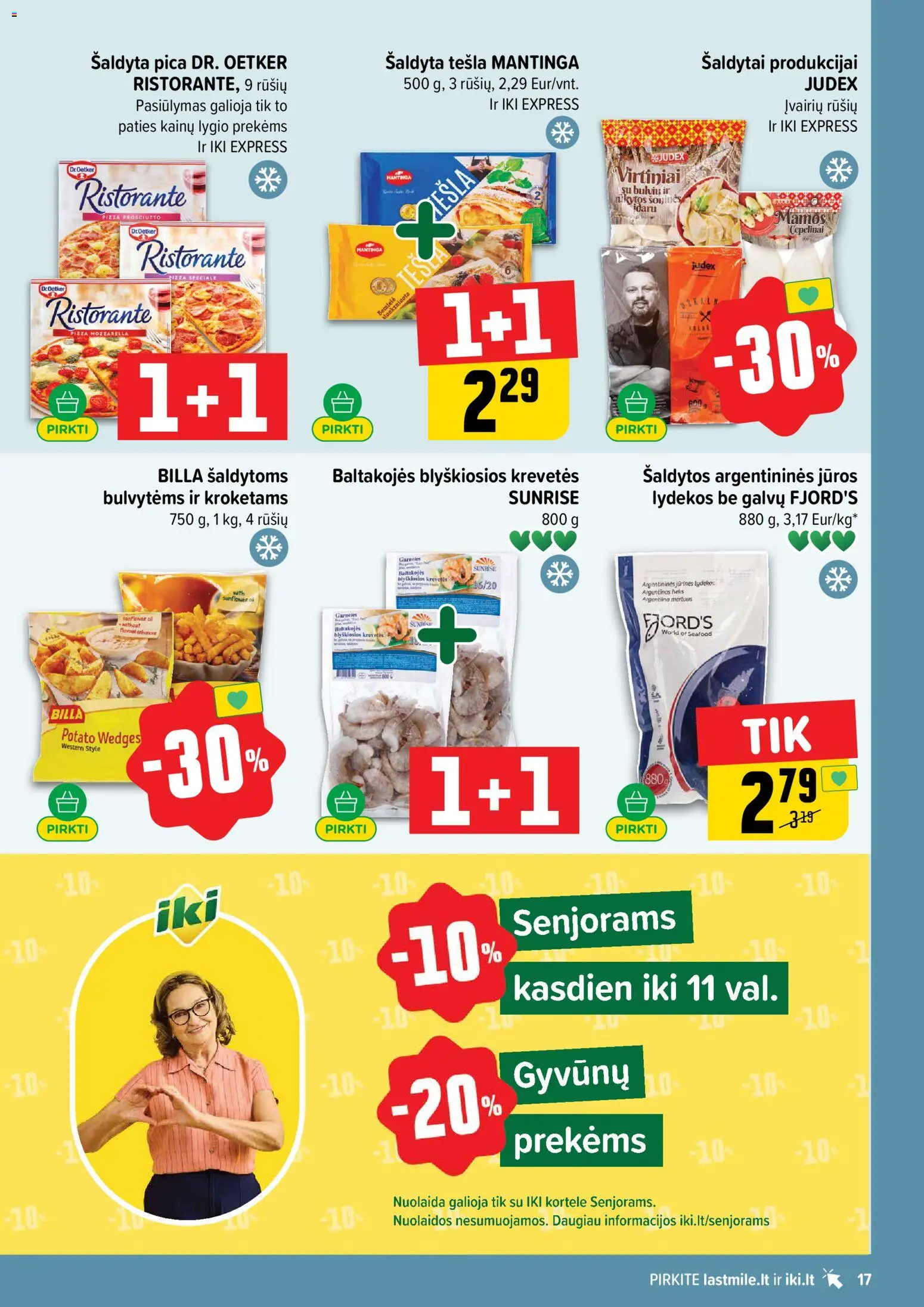 IKI akcijos nuo 2026.08.17 | Puslapis: 17 | Prekių: Pica