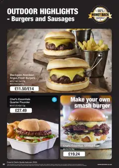 Preview of Booker Wholesale - Autumn 2026 valid from 06/10/2026 | Page: 60 | Products: Burger, Beef, Sausages, Minced beef