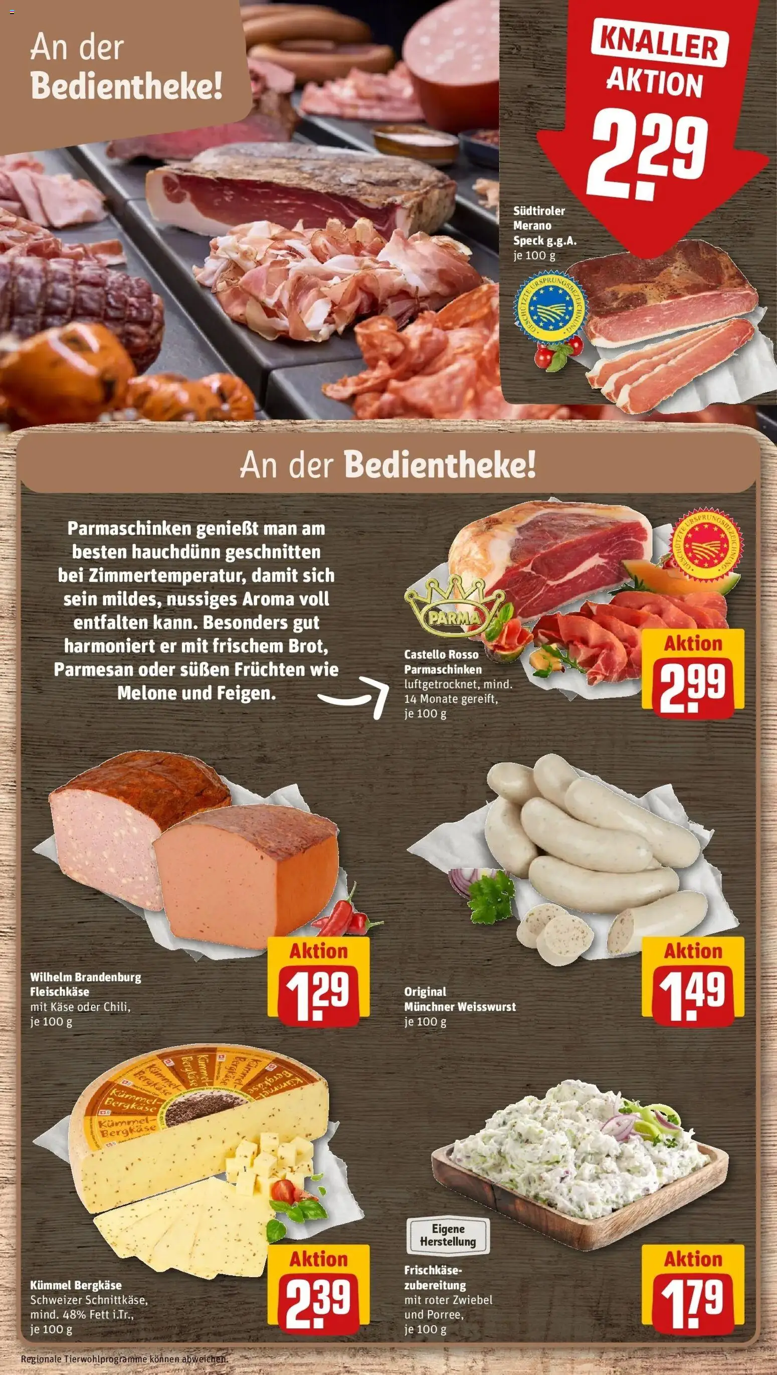 REWE Prospekt ab 14.09.2026 zum Blättern » Angebote | Seite: 8 | Produkte: Käse, Weißwurst, Melone, Frischkase