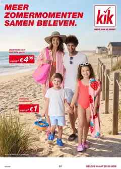 KiK - Zomermomenten - Voorbeeld van een folder van KiK, geldig van 22.05.2026