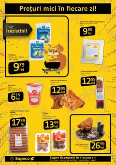 Ofertele Supeco valabile de la 30.04.2026 | Pagină: 8 | Produse: Mici, Smântână, Chiftele, Cârnați