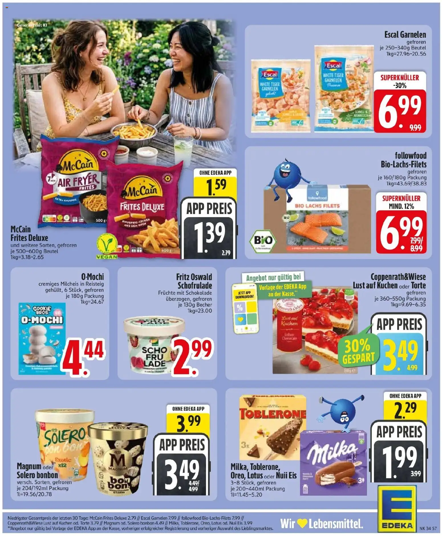 Edeka Prospekt Zolling (ab 17.08.2026) » Angebote Online | Seite: 9 | Produkte: Garnelen, McCain, Lachs, Tiger garnelen