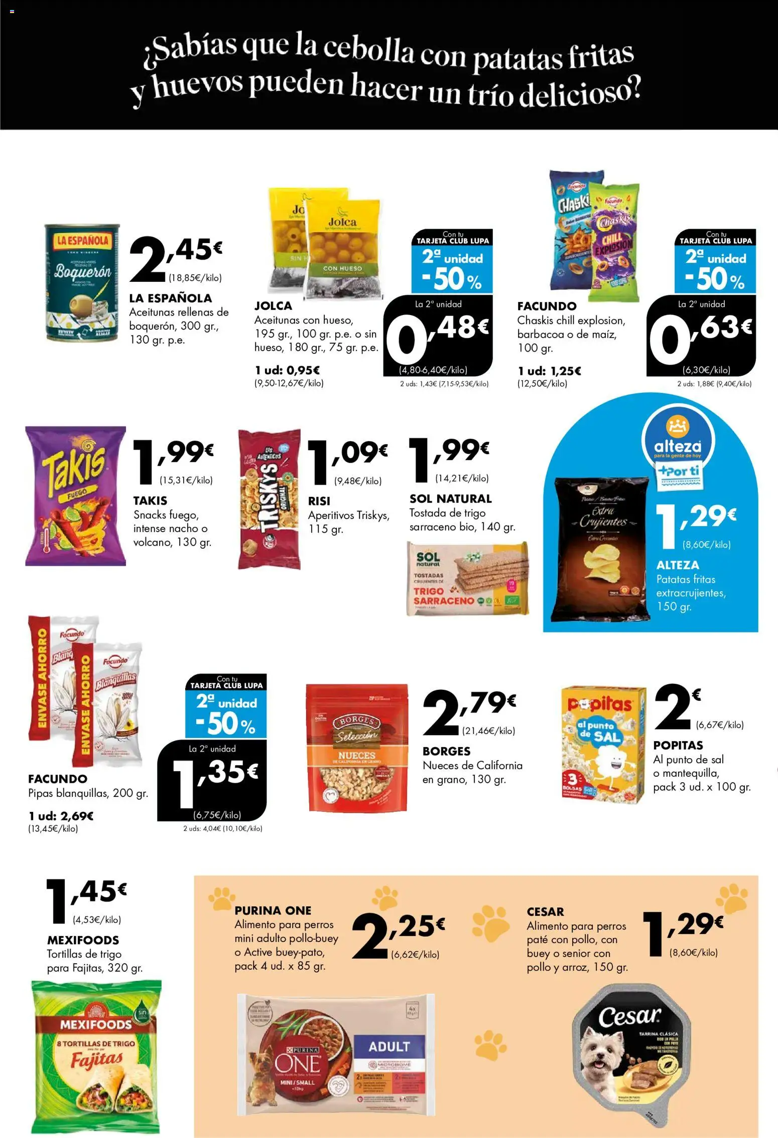 Lupa Supermercados folleto │ válido desde el 16/07/2026 | Página: 10 | Productos: Huevos, Paté, Παγωμένο τσάι, Barbacoa