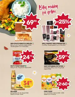 Forhåndsvisning av Coop Marked kundeavis gyldig fra 18.05.2026 | Side: 2 | Produkter: Tomater, Squash, Grill, Форель