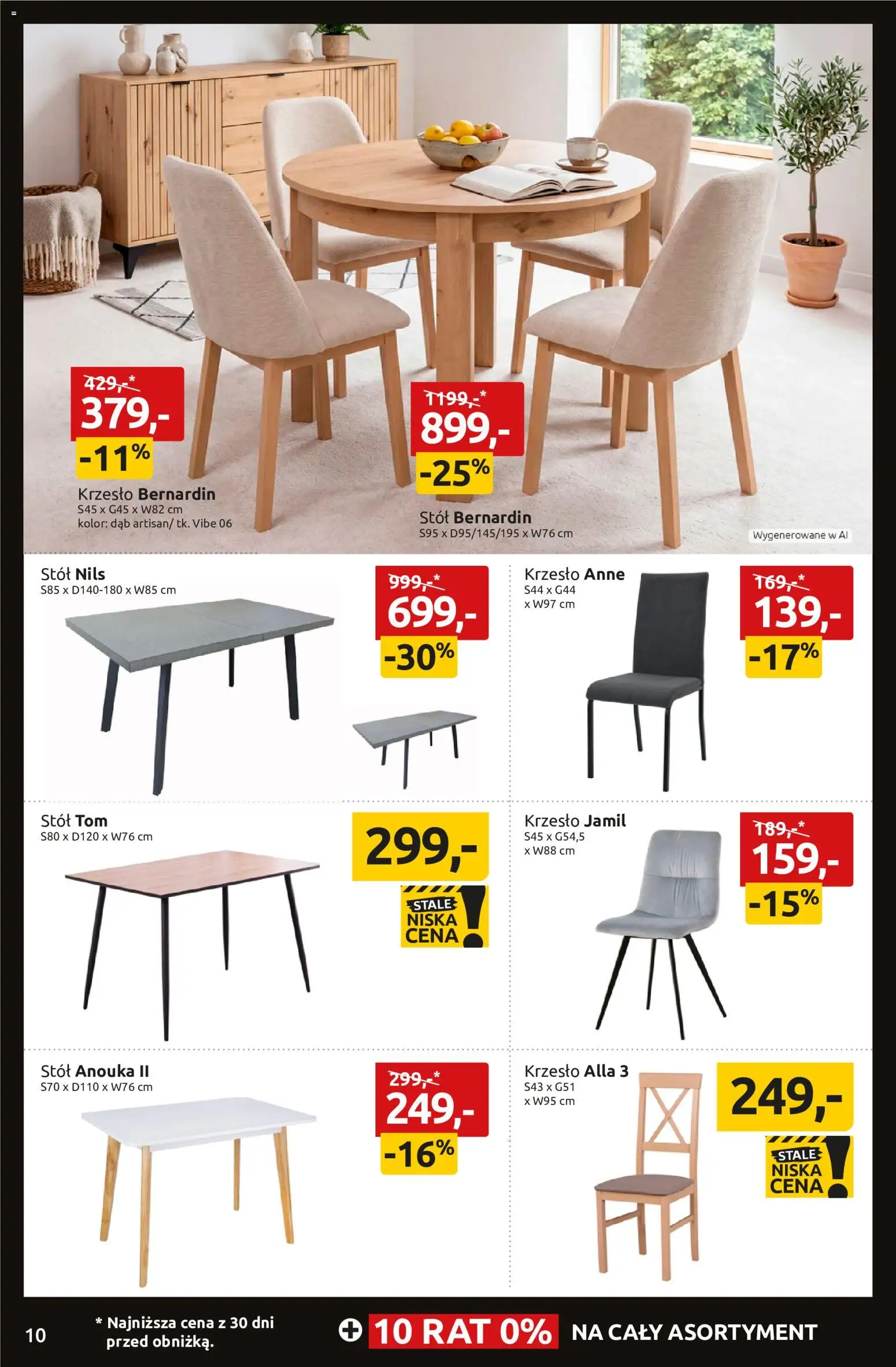 Black Red White Black Weeks od 30.10.2026 | Strona: 10 | Produkty: Stół, Krzesło