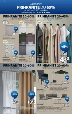 JYSK katalog akcije – veljaven od 02.09.2026 | Stran: 2 | Izdelki: Senčnik, Posteljnina, Miza, Stol