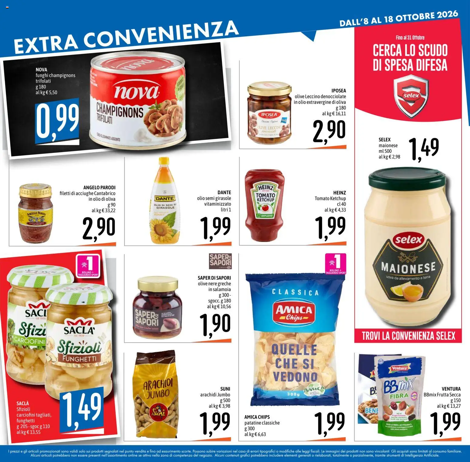 Volantino Emisfero del 08/10/2026 | Pagina: 18 | Prodotti: Frutta secca, Ketchup, Olio, Terra