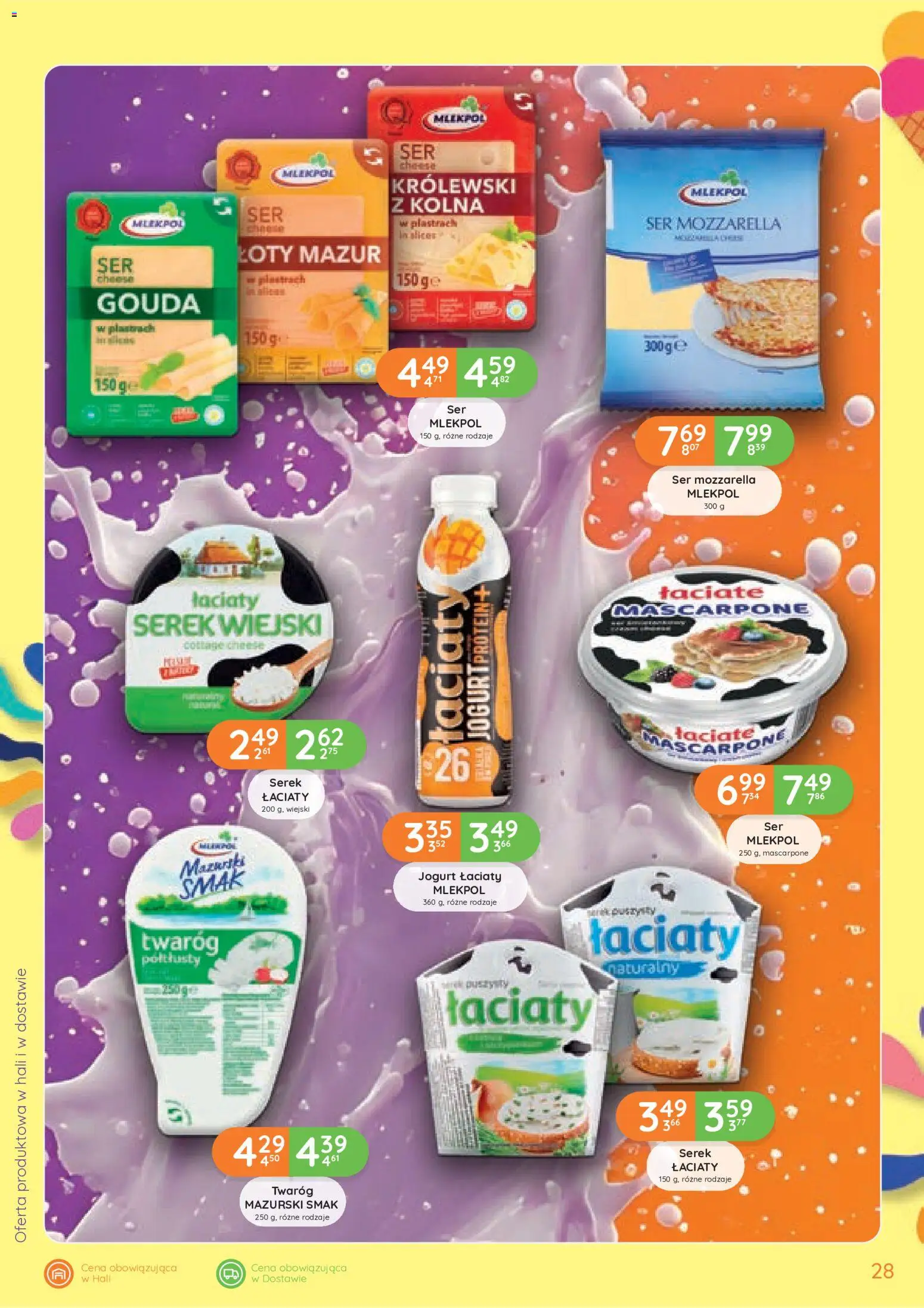 Eurocash gazetka od 25.06.2026 | Strona: 28 | Produkty: Serek, Ser, Jogurt, Twaróg