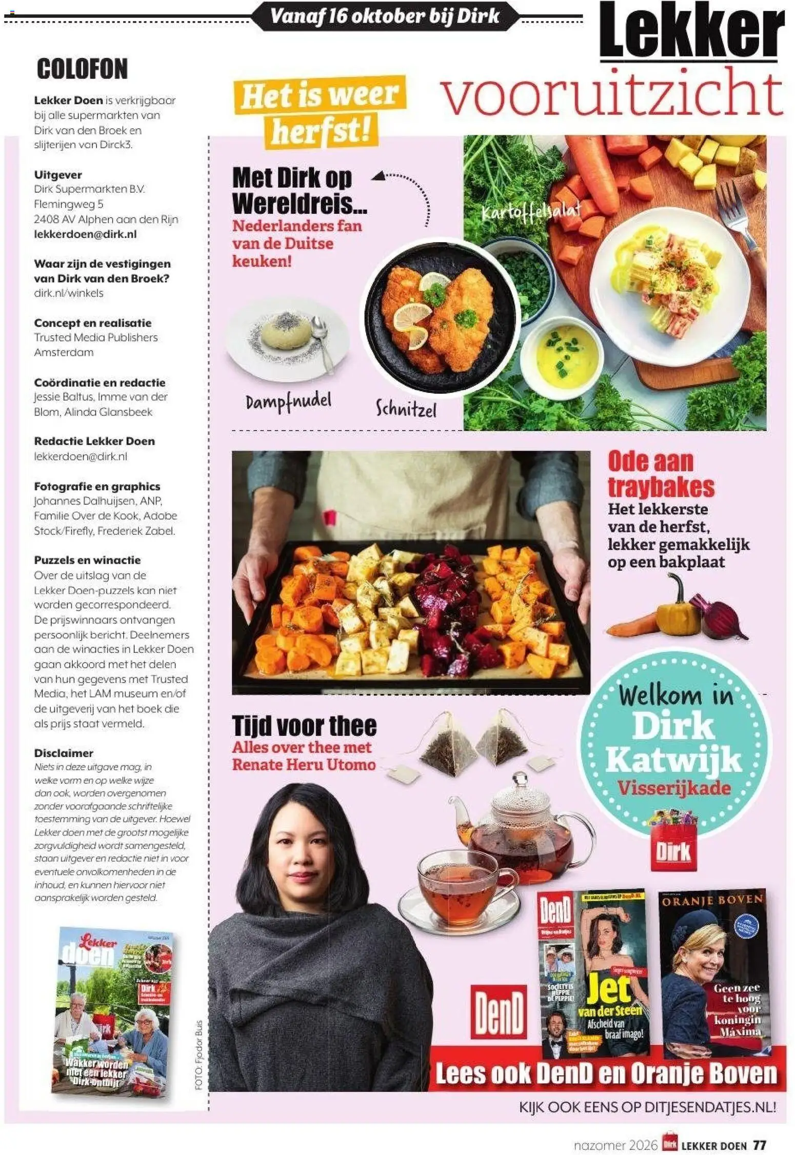 {H1} | Pagina: 77 | Producten: Broek, Thee, Kan, Schnitzel