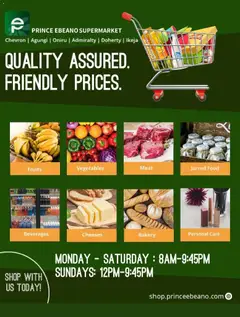 Offer preview "Prince Ebeano Supermarket Catalogue"