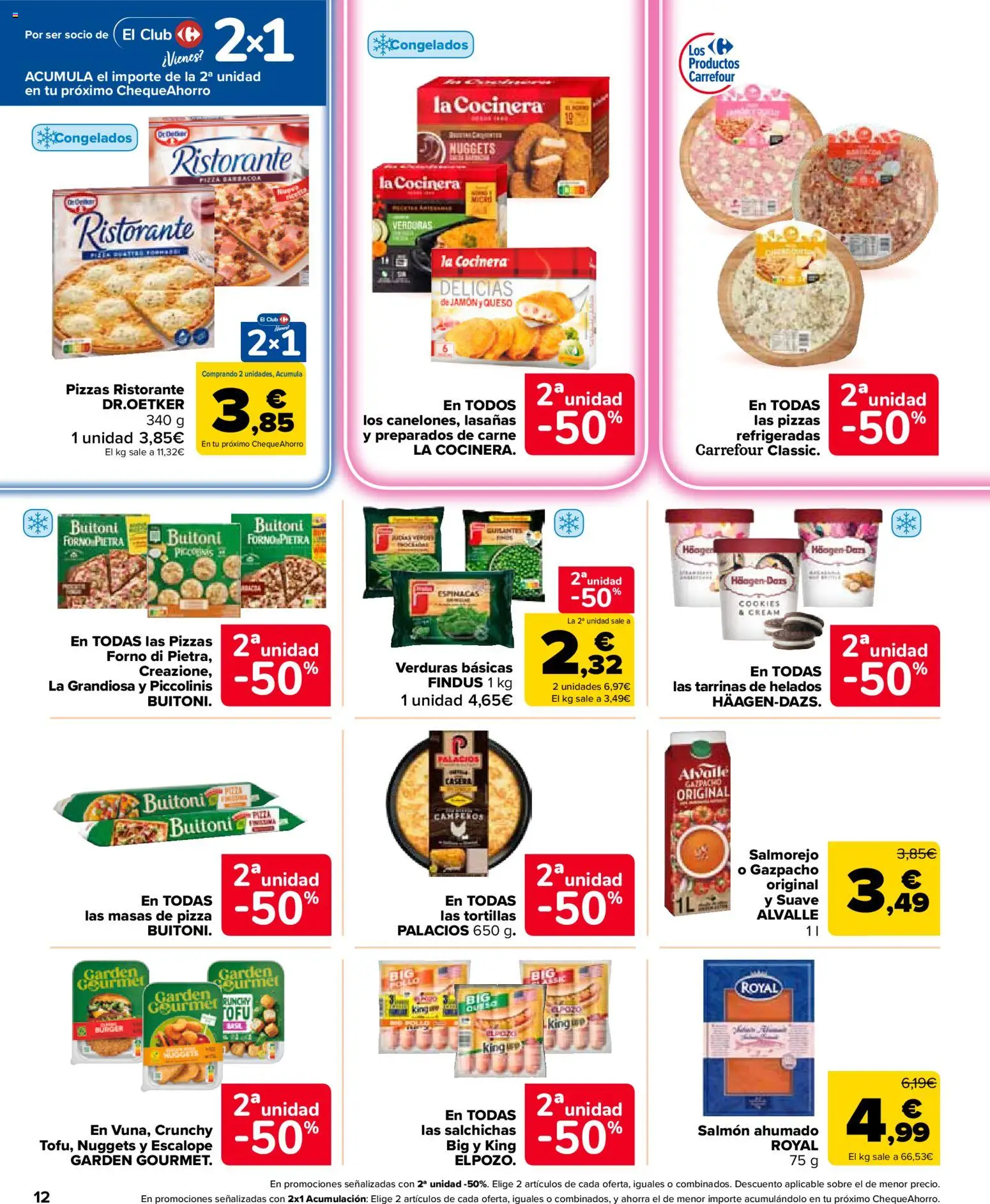 Carrefour Market folleto │ válido desde el 10/09/2026 | Página: 12 | Productos: Verduras, Salmón, Barbacoa, Salmón ahumado