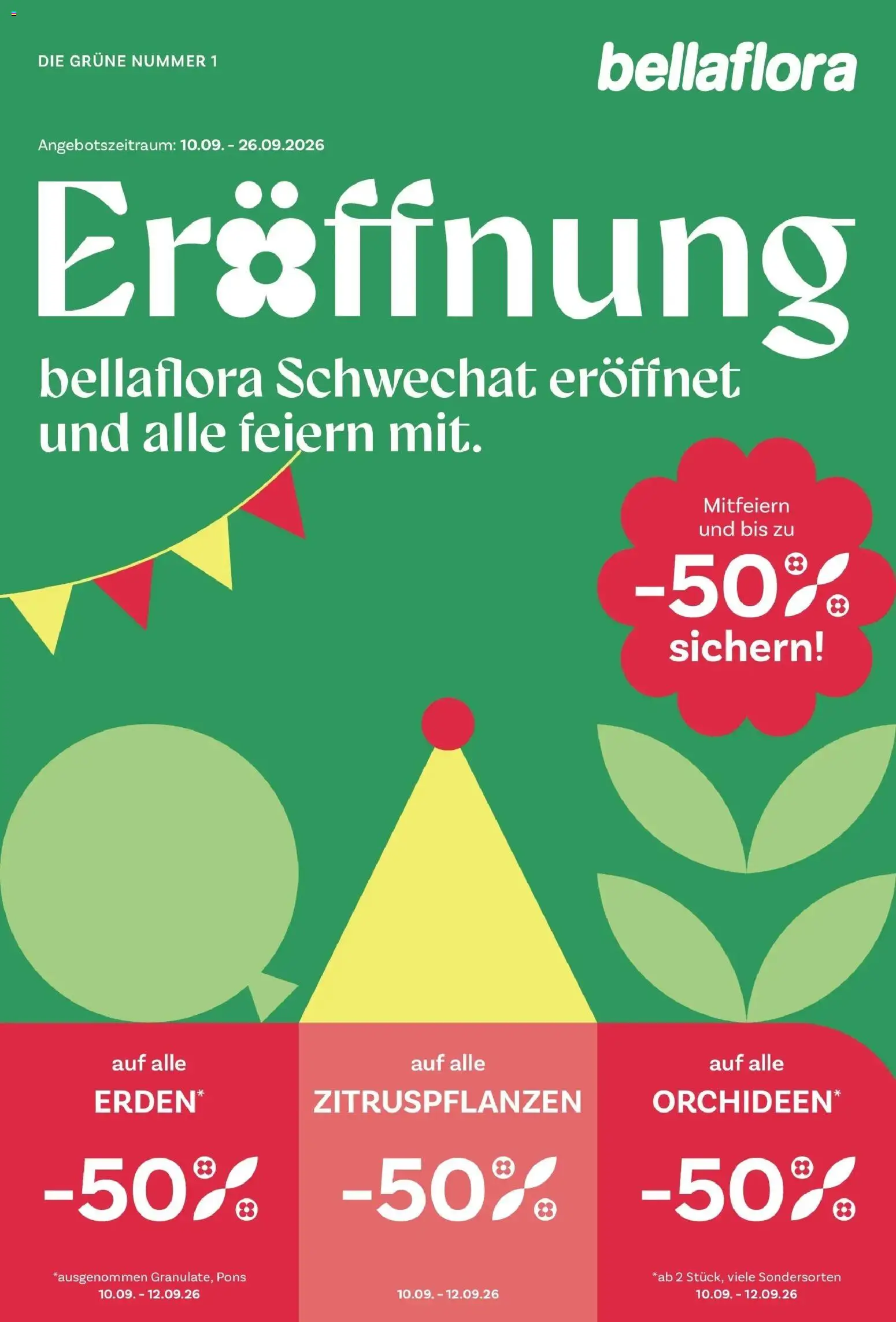 bellaflora - Bellaflora: Flugblatt von 10.09.2026 - Aktuelle Angebote | Seite: 1
