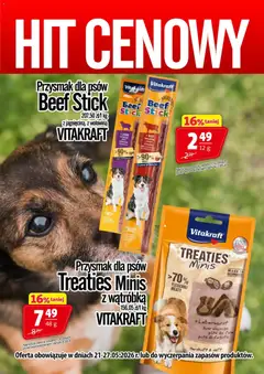 Pogląd oferty "Prim Market promocja - Beef Stick/Treaties Minis Vitakraft" - ważna od 21.05.2026