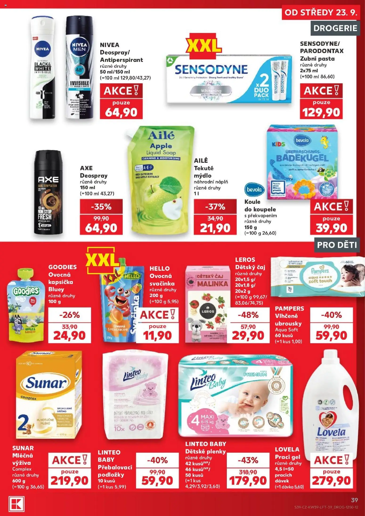 Kaufland leták od 23.09.2026 | Strana: 39