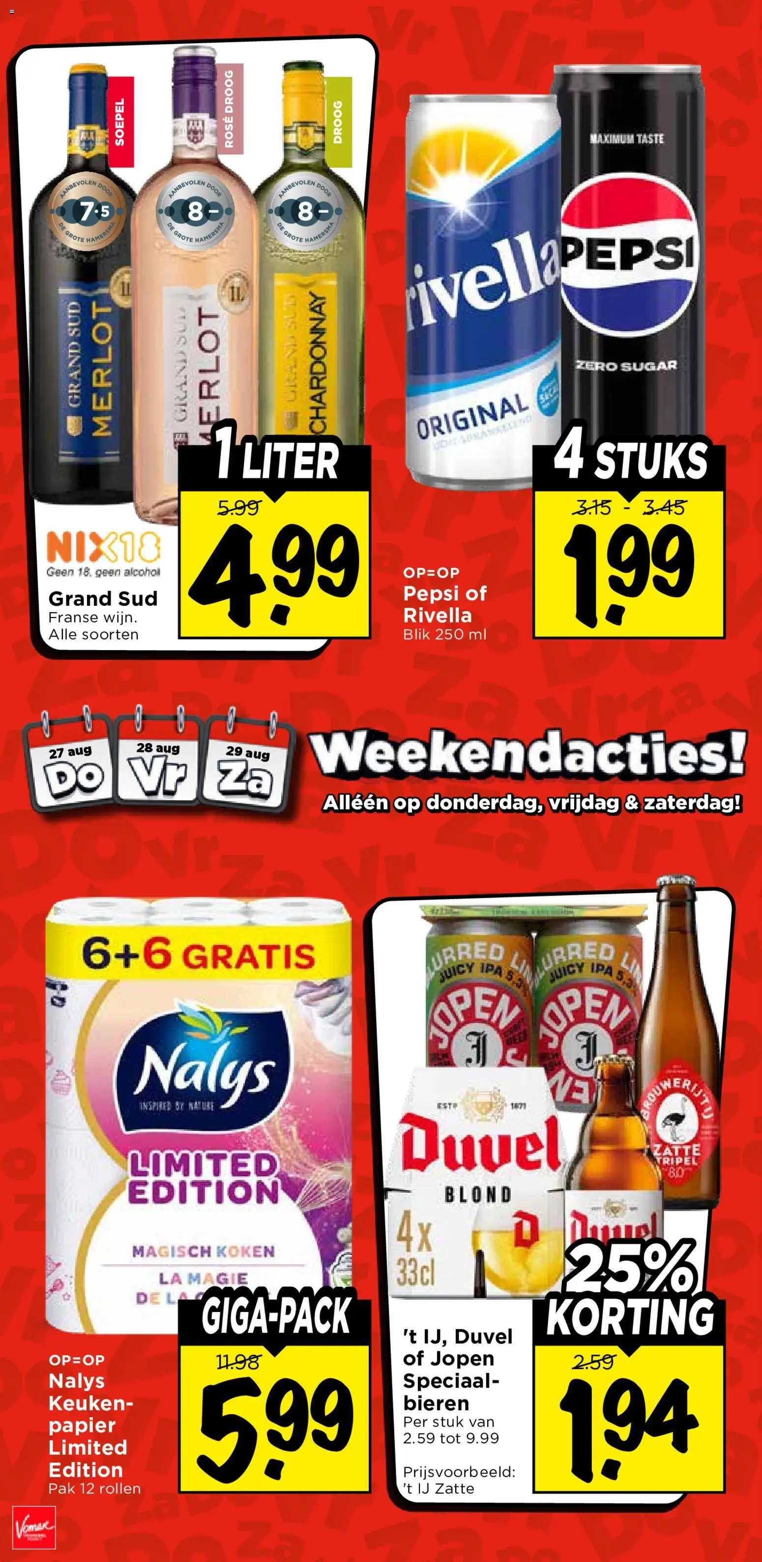 {H1} | Pagina: 39 | Producten: Pepsi, La, Papier, Alcohol