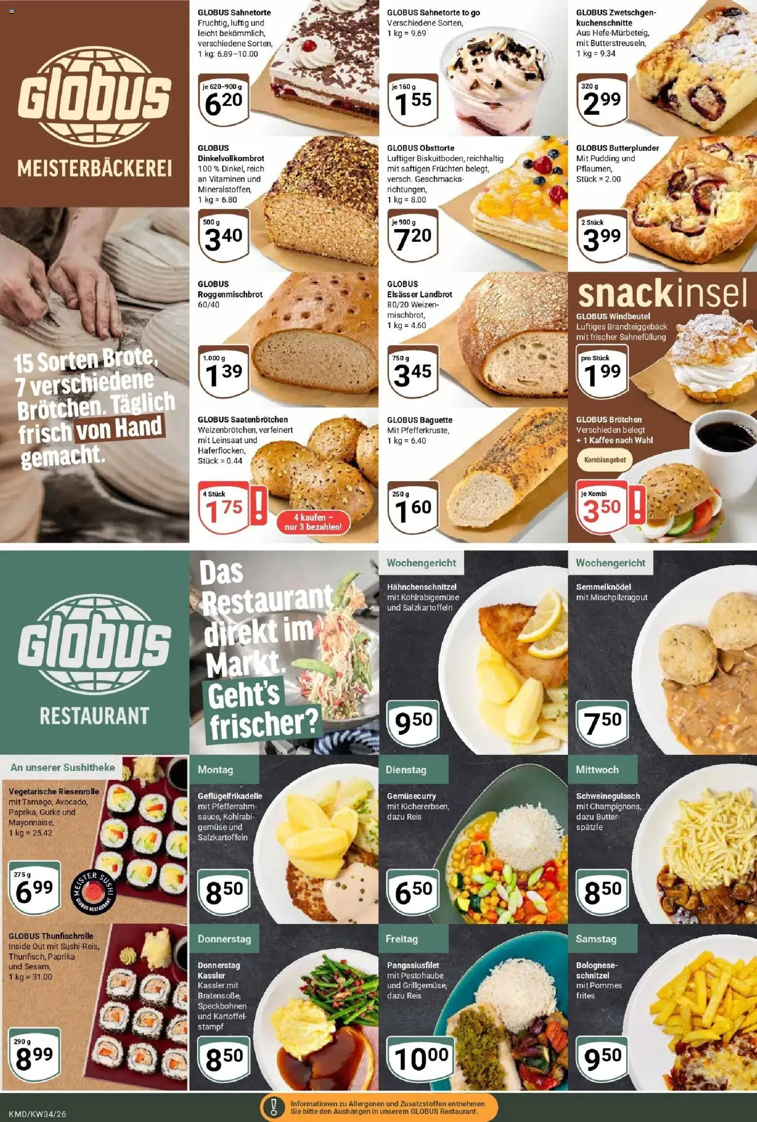 Globus Prospekt Köln (ab 17.08.2026) » Angebote online | Seite: 8 | Produkte: Kohlrabi, Zwetschgen, Pudding, Gemüse