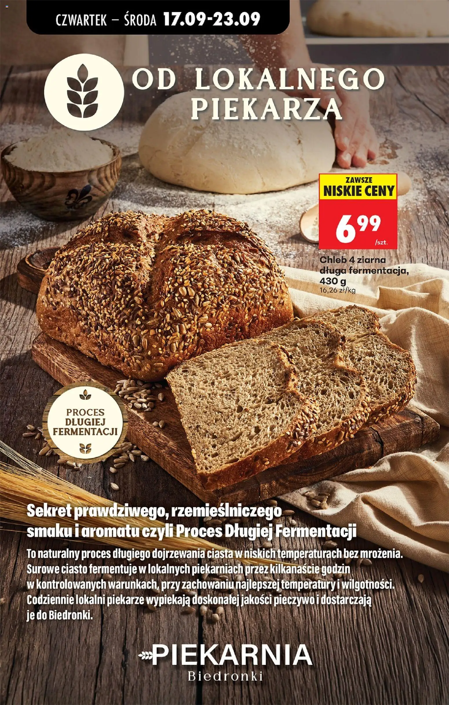 Biedronka gazetka od czwartku od 17.09.2026 | Strona: 46 | Produkty: Pieczywo, Ciasto, Chleb