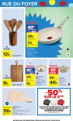 Carrefour - Prévisualisation de La poêle ingenio Ø 22 cm, Prix payé en caisse, Soit, Remise Fidélité déduite valide à partir de 22/09/2026 | Page: 81 | Produits: Poêle, Planche à découper, Dessert, Tefal