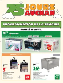 Auchan 25 jours hypers - Voorbeeld van een folder van Auchan, geldig van 21.04.2026 | Pagina: 2 | Producten: Boxers, La